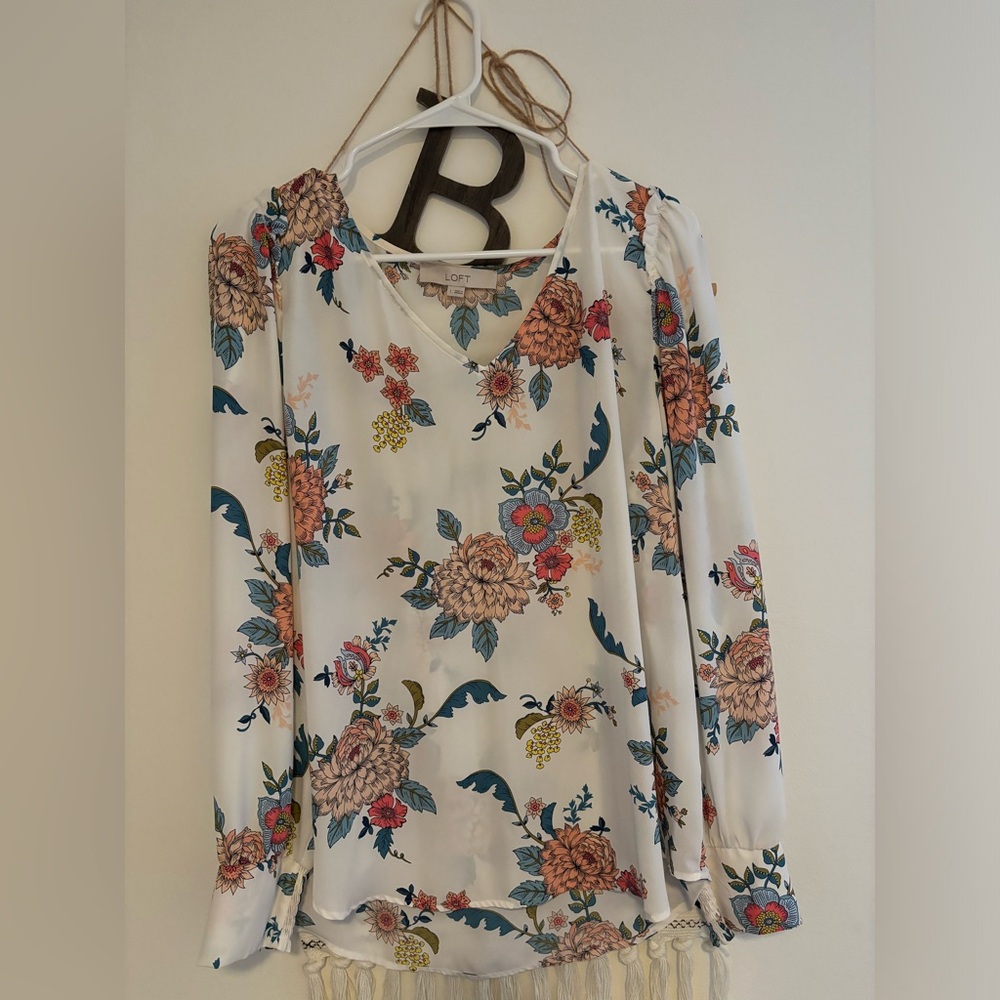 Loft flower blouse